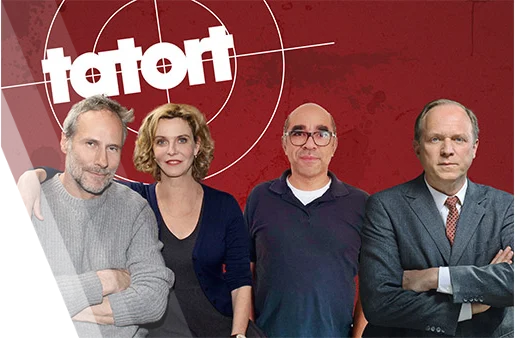 Tatort Fotobox Fotobox-Bild mit den Tatortkommissaren aus Frankfurt